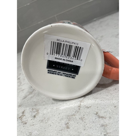 ALL THINGS THROUGH CHRIST Bella 10 Strawberry Street Mug Faith Bible Verse - Picture 6 of 6